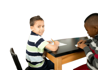 Students at desk